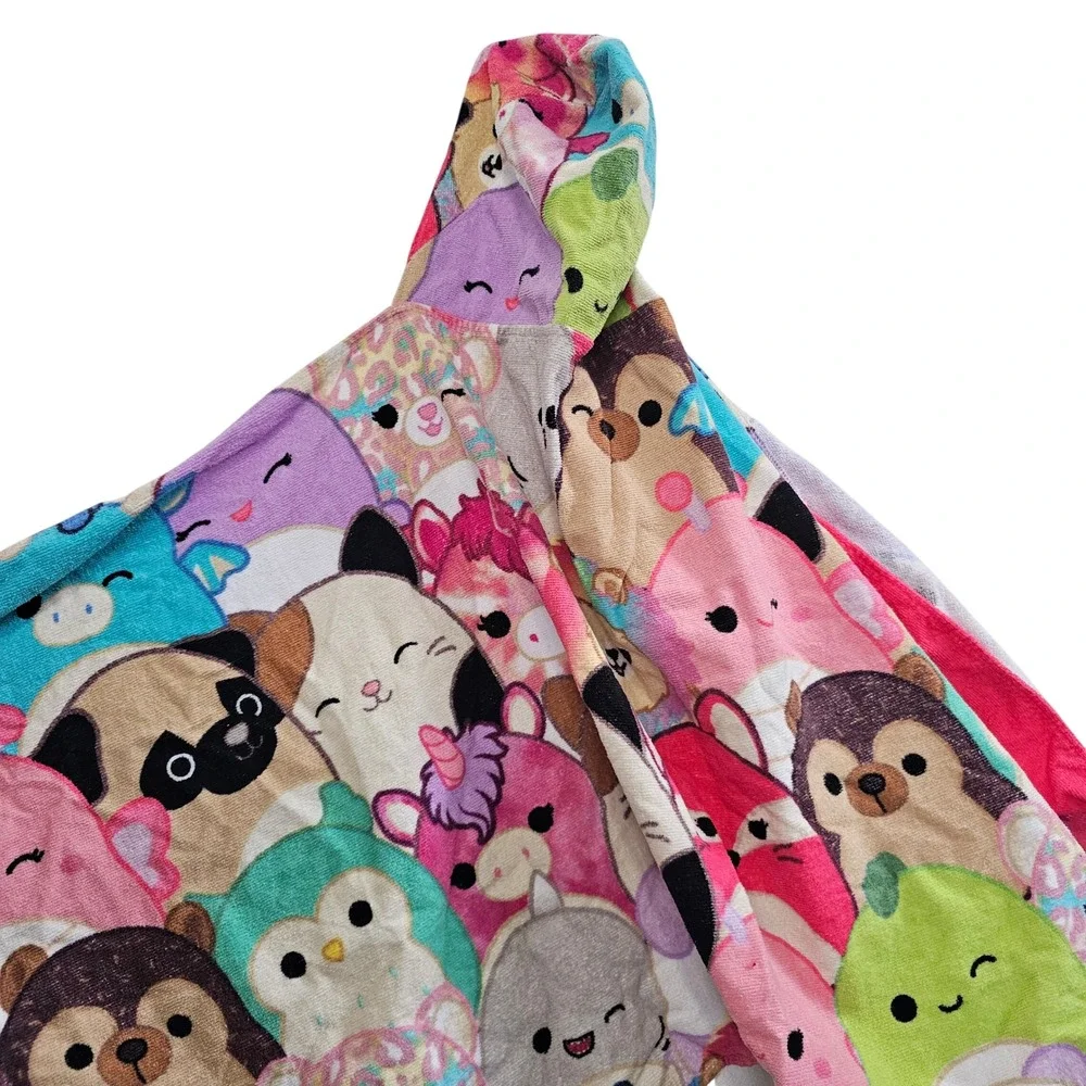Original Squishmallows Hooded Bath Towel Multi Character Print Kelly Toys LLC‎
